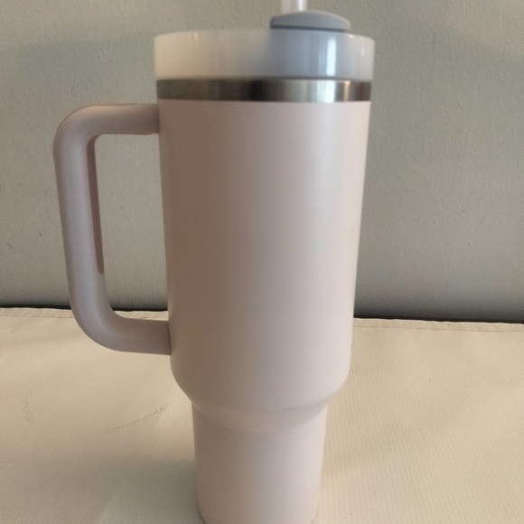Stanley Pink Travel Mug with Handle - Picture 2 of 3